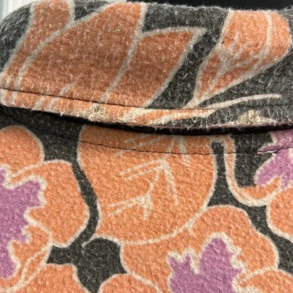 Free People Printed Ruby Jacket in Charcoal Combo Size Med NWT - Picture 11 of 16